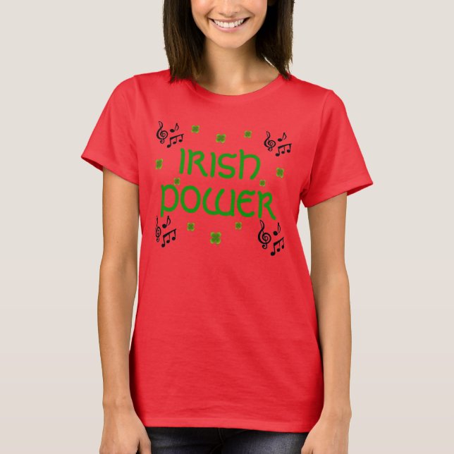 Irish Power Tee Shirt (Framsida)