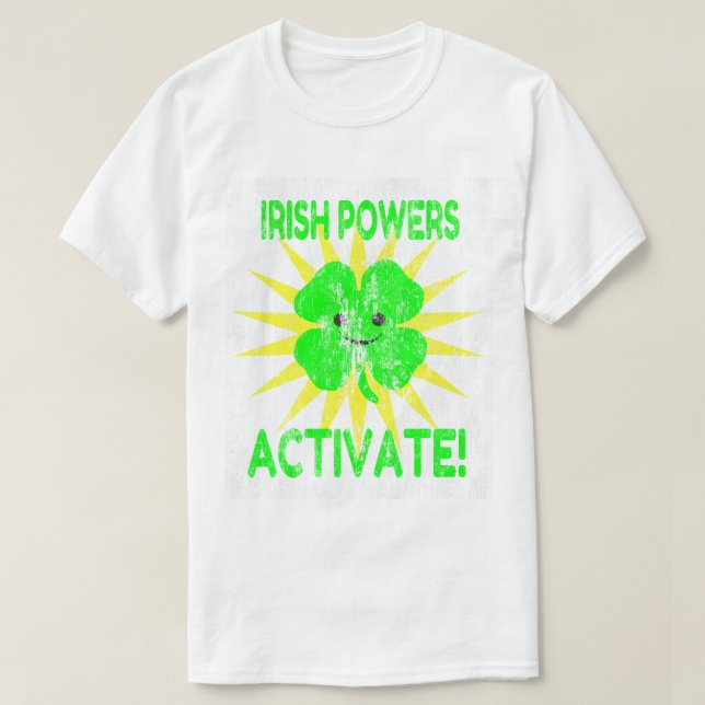 Irish Powers Activate DS T Shirt (Design framsida)