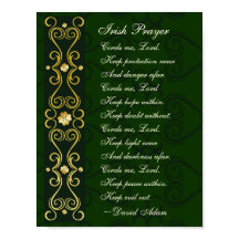 Irish Prayer, Circle me Lord.