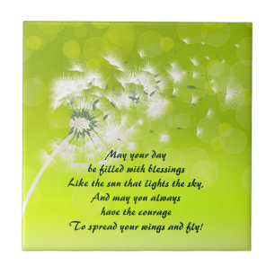 Irish Prayer for Blessings Kakelplatta