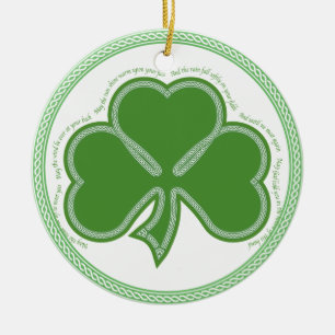 Irish Prayer Julgransprydnad Keramik