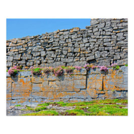 Irish Prehistorisk Stone Fort Fototryck