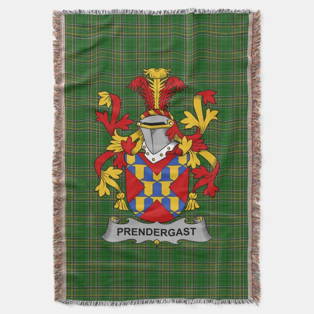 Irish Prendergast Jackar av Arm Family Crest Irela Filt (Framsidan Vertikal)