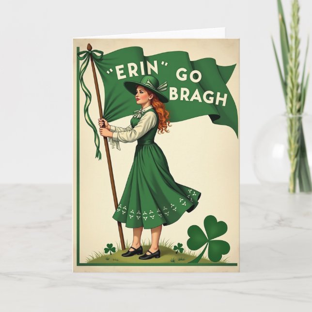Irish Pride Celebration Card Kort (Framsida)