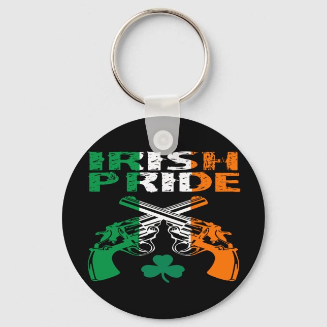 Irish Pride Keychain Nyckelring (Framsida)