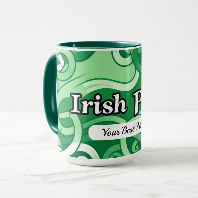 Irish Pride Knot Mug Custom Mugg (Framsida vänster)