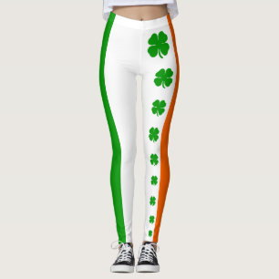 [Irish Pride] Shamrock Flagga Leggings