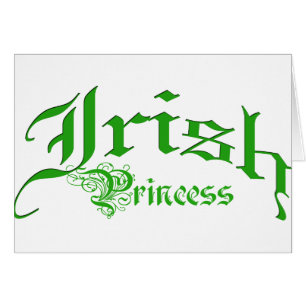 Irish Princess Hälsningskort