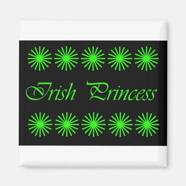 IRISH PRINCESS magnet (Framsidan)