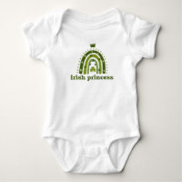 Irish Princess St. Patrick Day Grönt Boho Rainbo