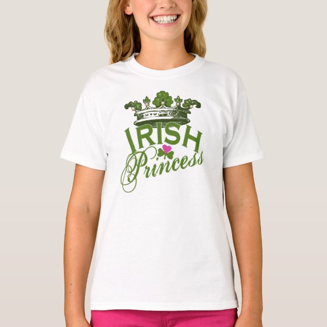 Irish Princess St patricks day t-shirts (Framsida)