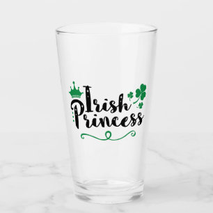 Irish Princess Women St patrick's day Script Glaskopp
