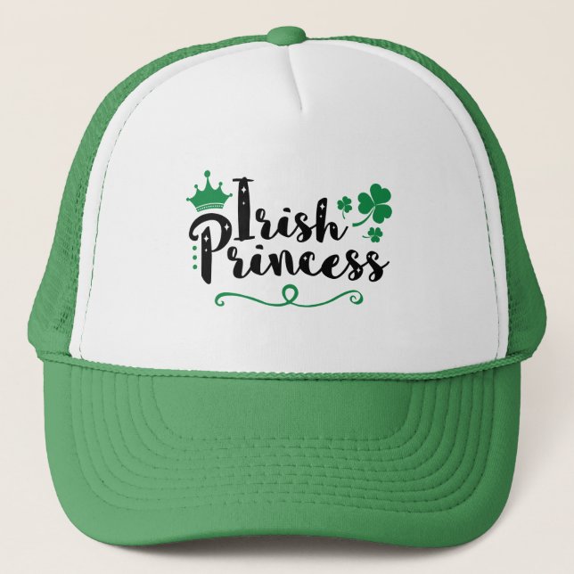 Irish Princess Women St patrick's day Script Keps (Framsida)