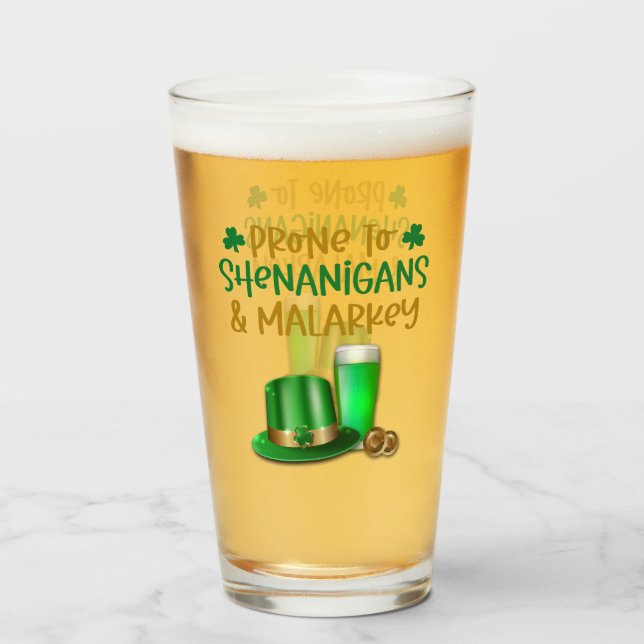 Irish Prone to Shenanigans Glaskopp (Framsida fylld)