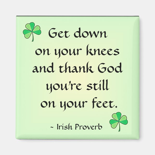 Irish Proverb Magnet (Framsidan)