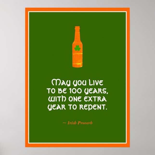 Irish Proverb Poster (Framsidan)