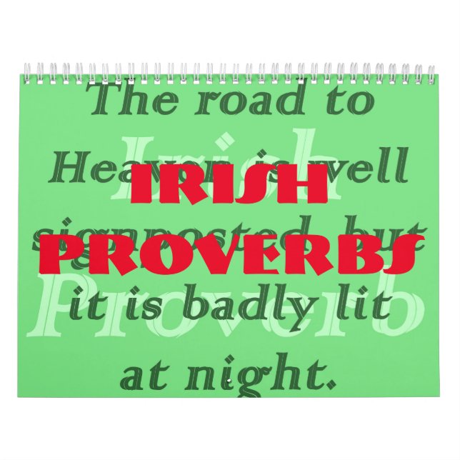Irish Proverbs Kalender (Omslag)