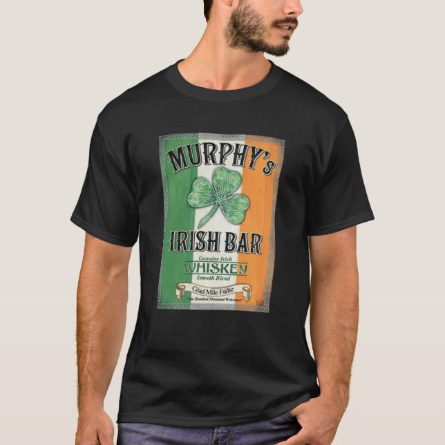 Irish Pub Irish Flag Ireland t shirt (Framsida)