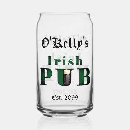 Irish Pub Pub Pint Beer Can Glass Drinkware