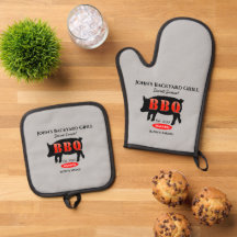 Irish Pub Pub Tavern BBQ Oven Mitt & Pot Holder Se