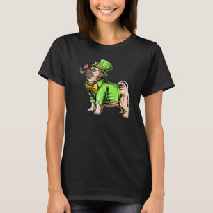 Irish Pug St patrick's day Funny Leprechaun Puppy T Shirt