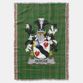 Irish Quicke Jacka of Arm Family Crest Ireland Ir Filt