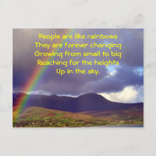 Irish Rainbow Postcard Vykort