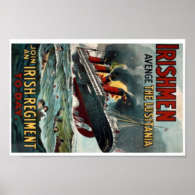 Irish Recruiting poster 1914-1918. (Framsidan)