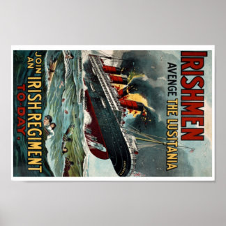 Irish Recruiting poster 1914-1918.