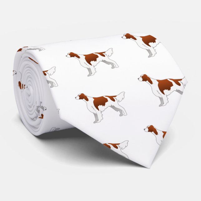 Irish Red and White Setter Basic Illustration Slips (Rullad)