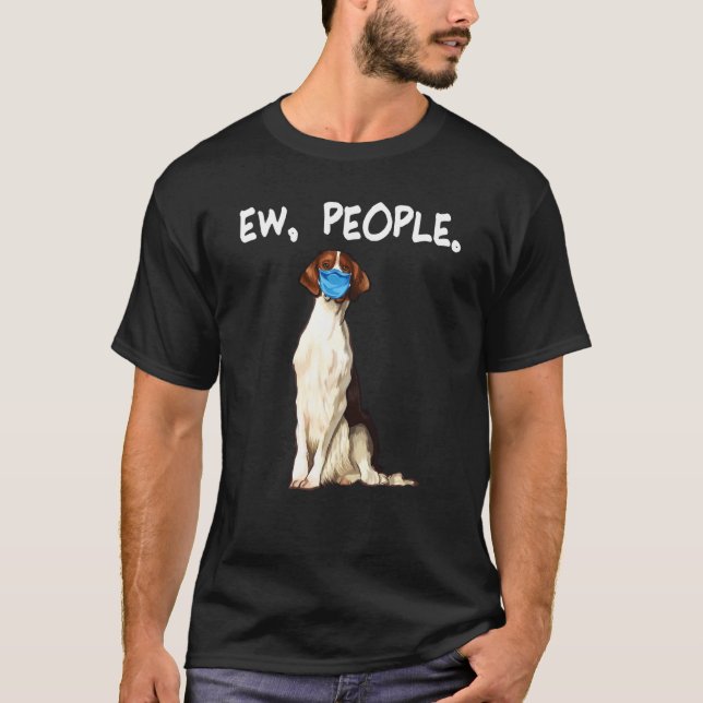 Irish Red and White Setter Ew People Hund Win F T Shirt (Framsida)