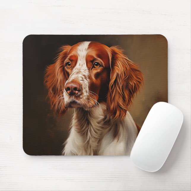 Irish Red and White Setter Musmatta (Med mus)