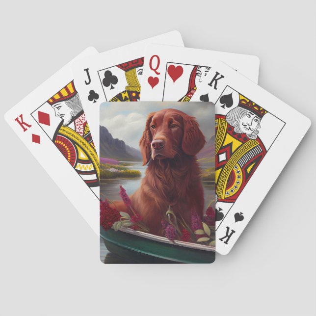 Irish Red on a Paddle: A Scenia Äventyr Casinokort (Baksidan)