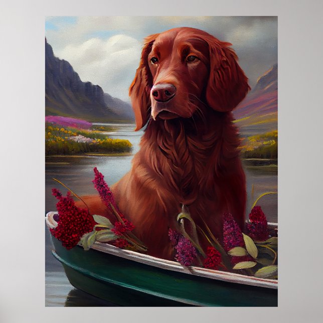 Irish Red on a Paddle: A Scenia Äventyr Poster (Framsidan)