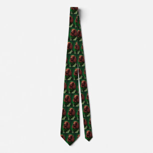 Irish Red Setter Hund in St. Patrick Day Dress Slips