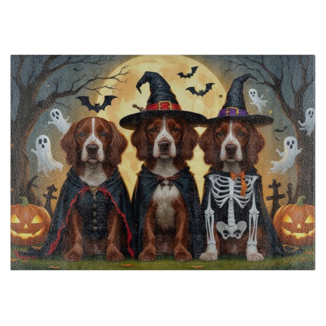 Irish Red Setter Hundar Pumpkin Halloween Funny (Framsidan)