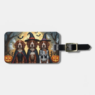 Irish Red Setter Hundar Pumpkin Halloween Funny Bagagebricka