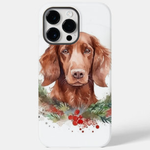 Irish Red Setter jul Wandetive Festive Valp