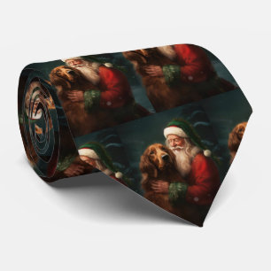Irish Red Setter Jultomten Festive jul Slips