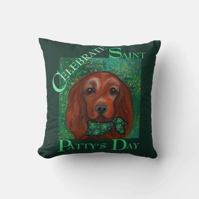 Irish Red Setter Kudde (Framsida)