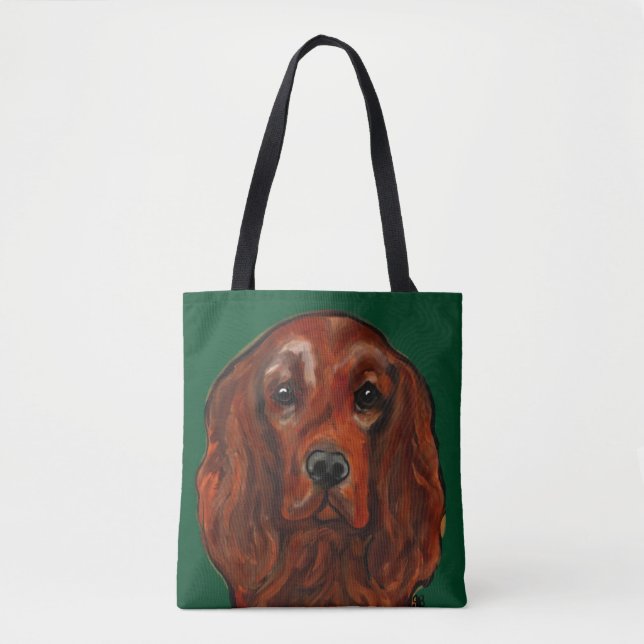 Irish Red Setter Tygkasse (Framsida)