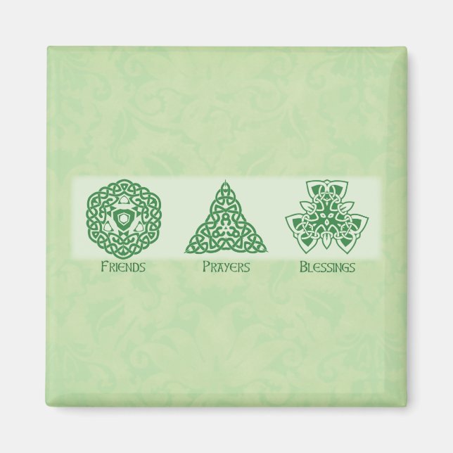 Irish Religiösa Friends Prayers and Blessings Magnet (Framsidan)