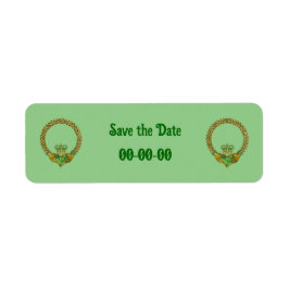 Irish ringar returadress etikett