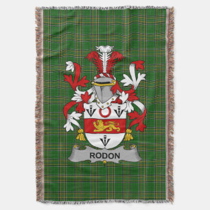 Irish Rodon eller Rodden Jackar om Arm Family Cres Filt