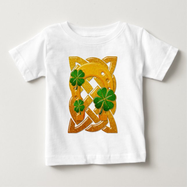 Irish Roligt 3D Whimsey KIDS och BABY T Shirt (Framsida)