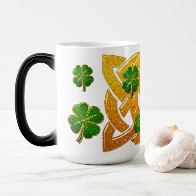 Irish Roligt 3D Whimsey Magisk Mugg (Med munk)