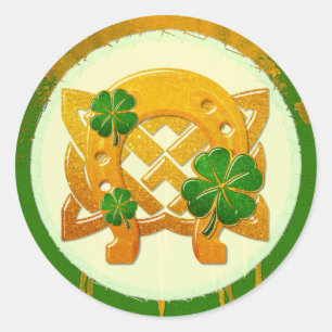 Irish Roligt 3D Whimsey Runt Klistermärke