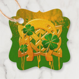 Irish Roligt 3D Whimsey to and from Gåvor Etiketter