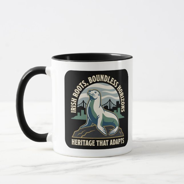 Irish Roots Boundless Horizons Sea Lion Mugg (Vänster)