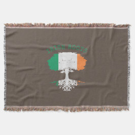Irish Roots Family Träd Filt
